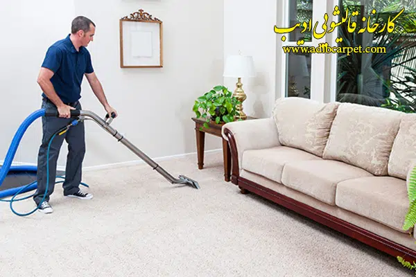 نحوه بین بردن فرورفتگی روی فرش نحوه بین بردن فرورفتگی روی فرش