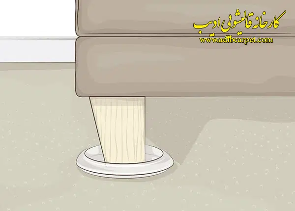 مهم ترین راه از بین بردن فرورفتگی روی فرش
