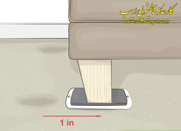 فرورفتگی روی فرش