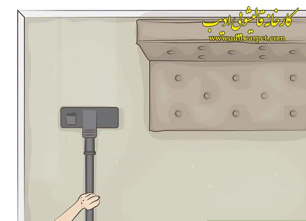 قالیشویی , نحوه بین بردن فرورفتگی روی فرش
