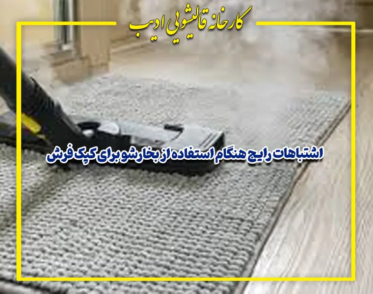 اشتباهات رایج هنگام استفاده از بخارشو برای کپک فرش