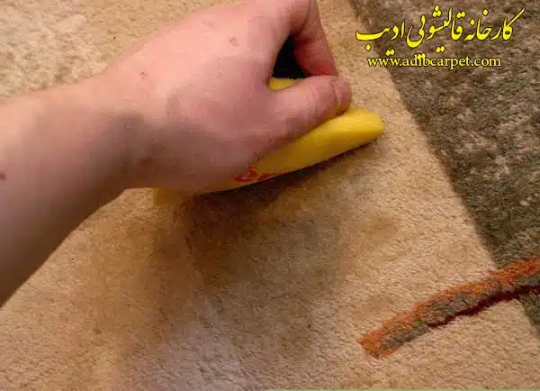 قالیشویی و نحوه حذف رنگ مو