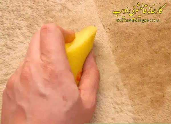 قالیشویی و نحوه حذف رنگ مو از فرش با آب سرد