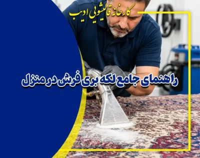 راهنمای جامع لکه بری فرش در منزل